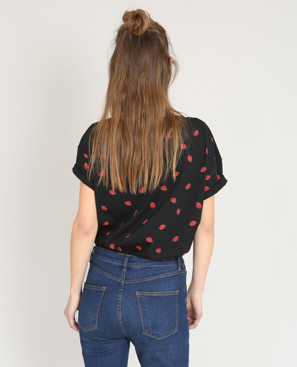 T-shirt imprimé noir - Pimkie
