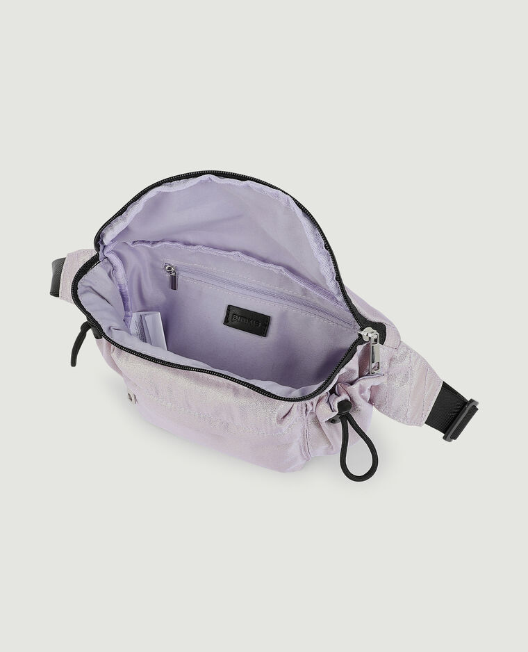 Sac banane multipoche métallisé lilas - Pimkie