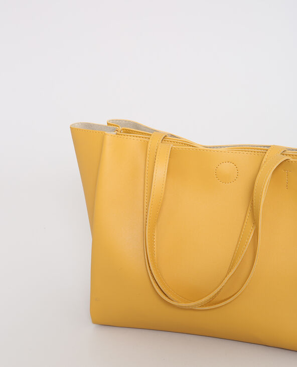 Sac cabas souple jaune - Pimkie
