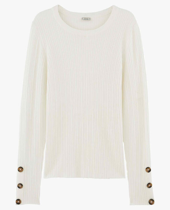 Pull fin blanc - Pimkie