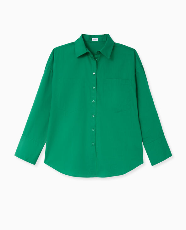 Chemise oversize avec poches vert - Pimkie