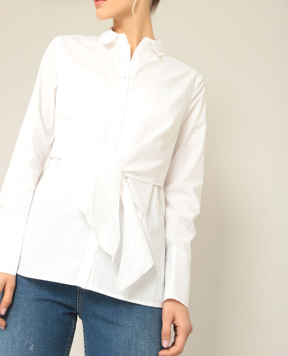 Chemise à nouer blanc - Pimkie