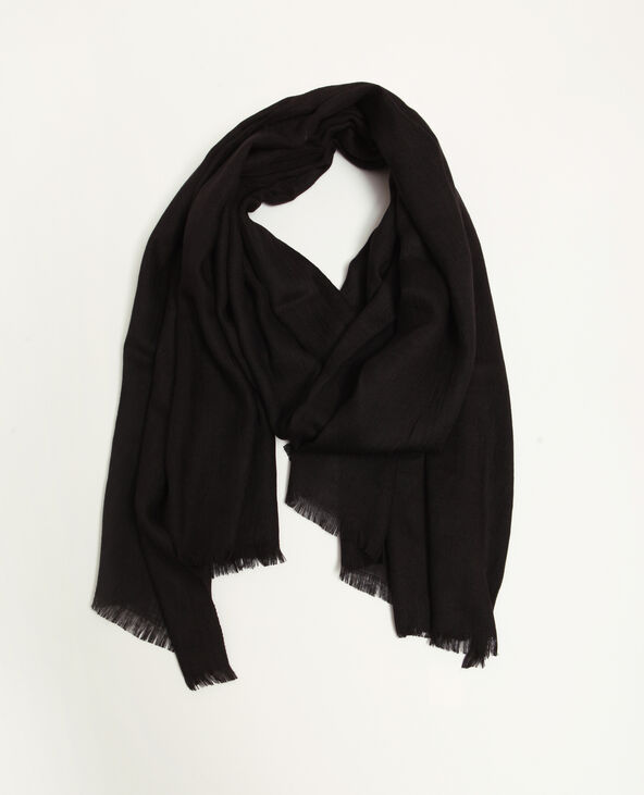 Foulard uni noir - Pimkie