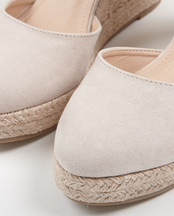 Sandales compensées beige - Pimkie