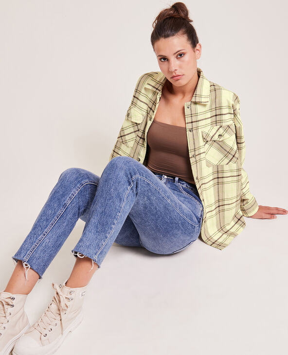 Surchemise en flanelle vert - Pimkie