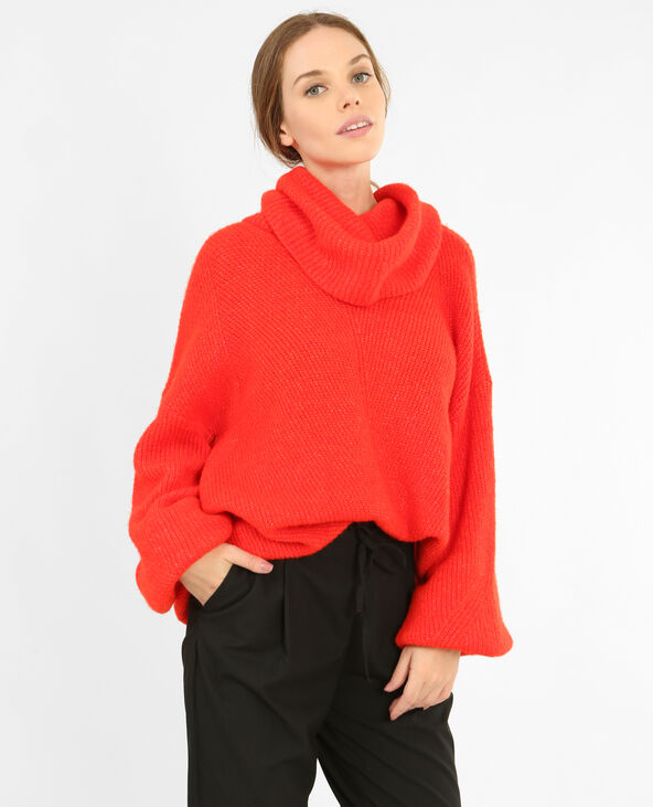 Pull oversize rouge - Pimkie
