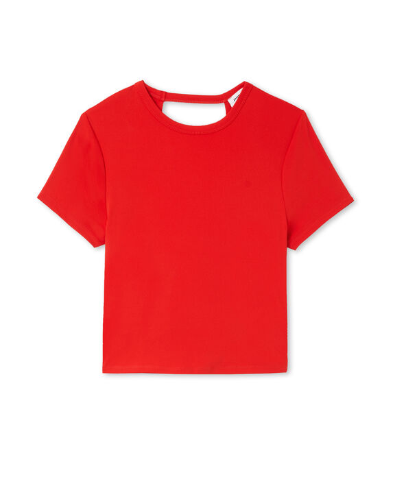 Top dos-nu avec pan twisté rouge - Pimkie