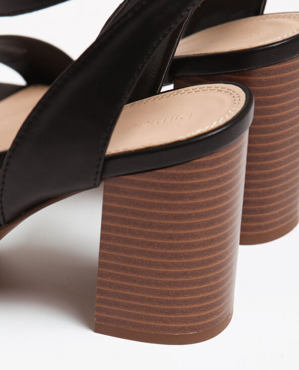 Sandales à brides noir - Pimkie