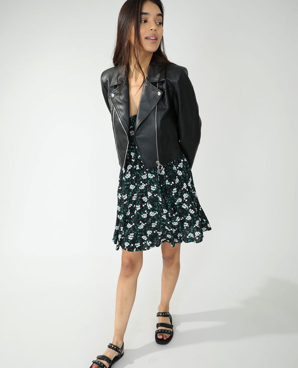 Robe fleurie noir - Pimkie