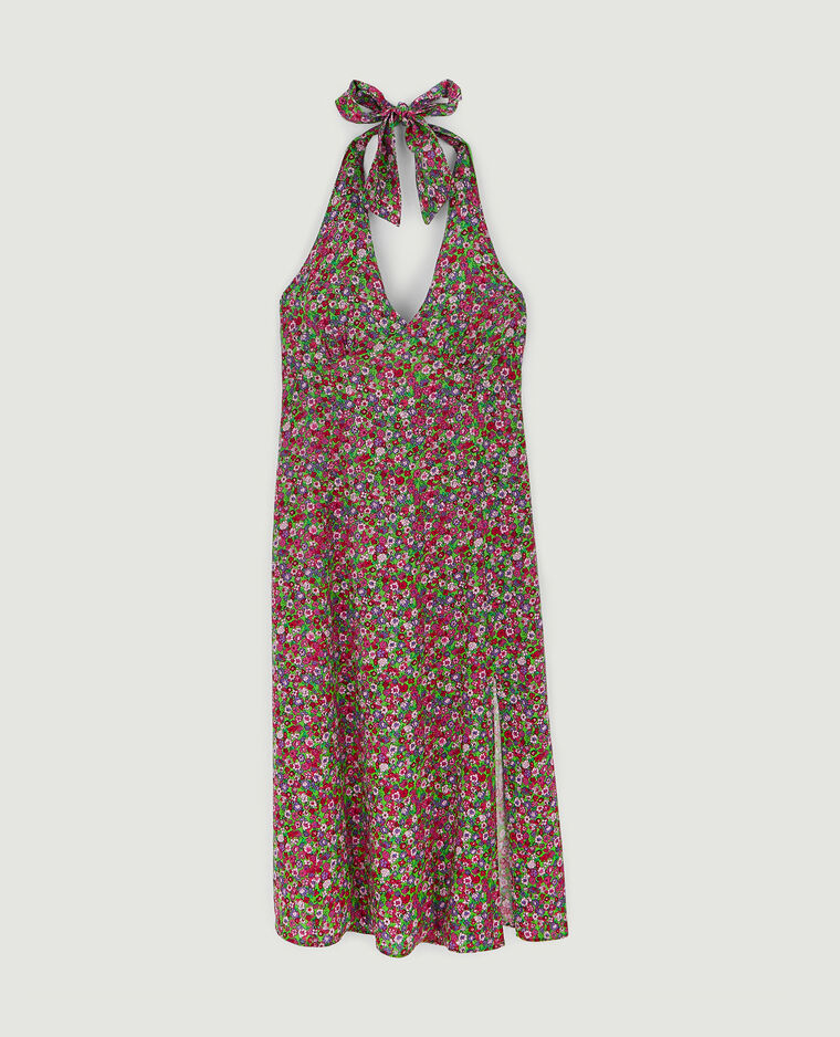 Robe midi dos-nu kaki - Pimkie