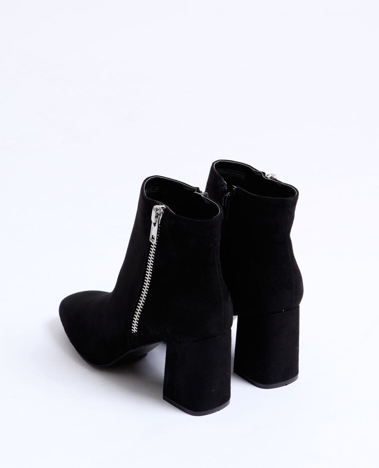 Bottines suédine noir - Pimkie