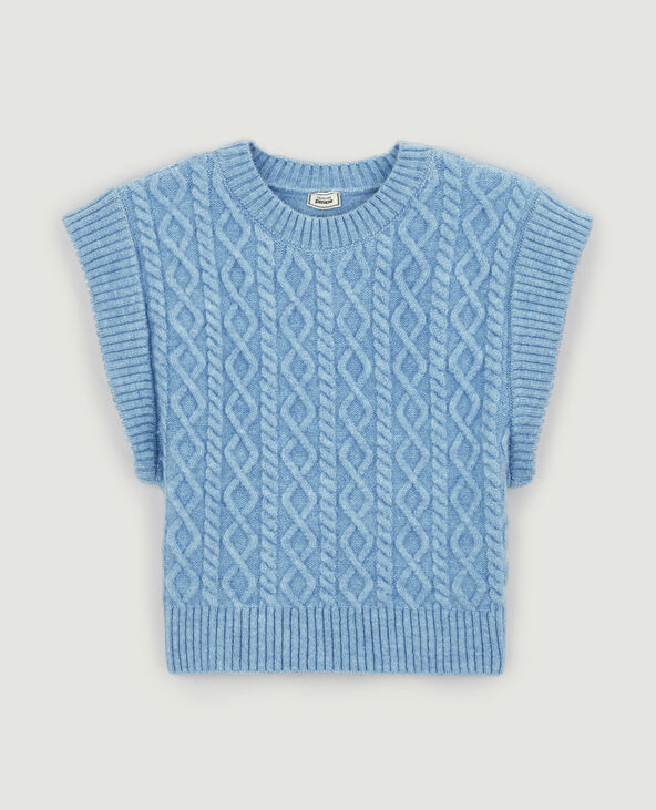 Pull sans manches vert clair - Pimkie