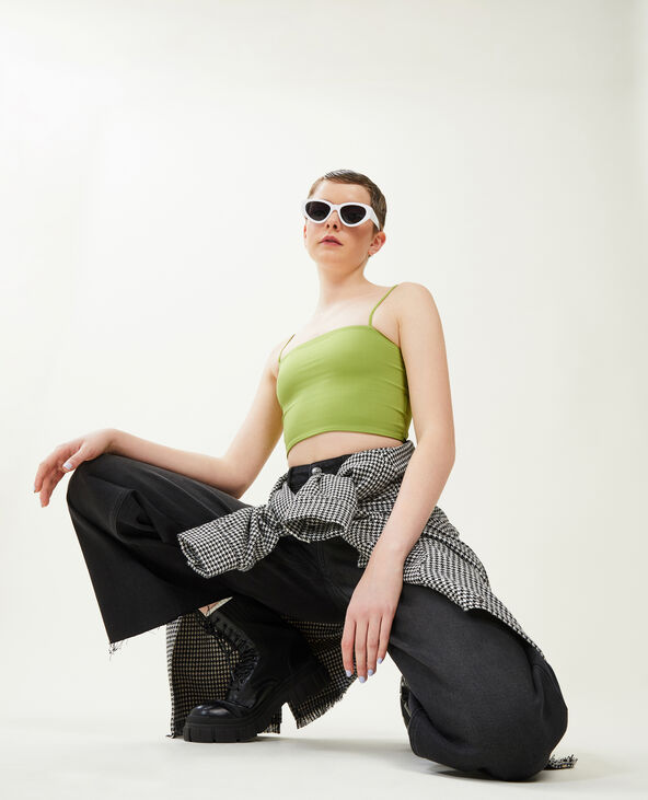 Brassière fines bretelles vert kaki - Pimkie