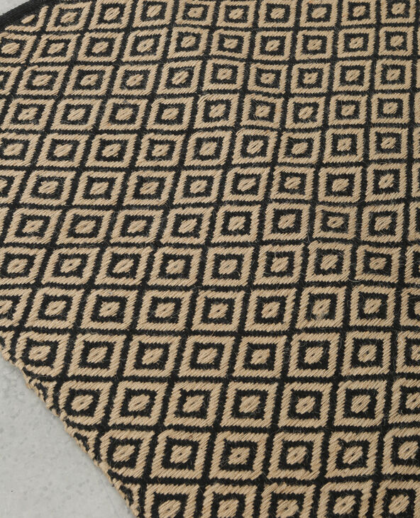 Tapis en jute noir - Pimkie
