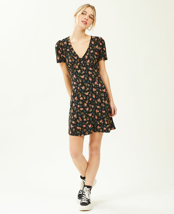 Robe courte avec boutons gris - Pimkie