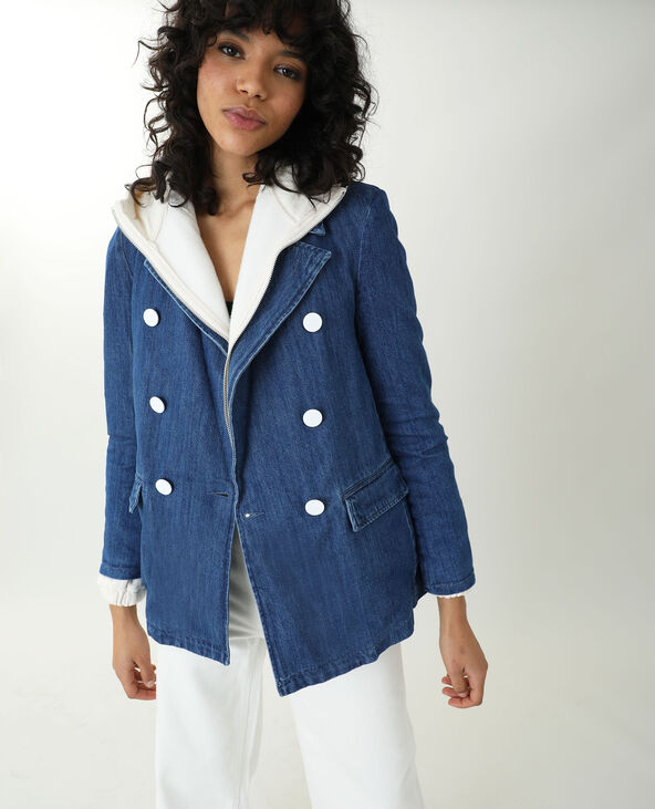 Veste en jean bleu foncé - Pimkie