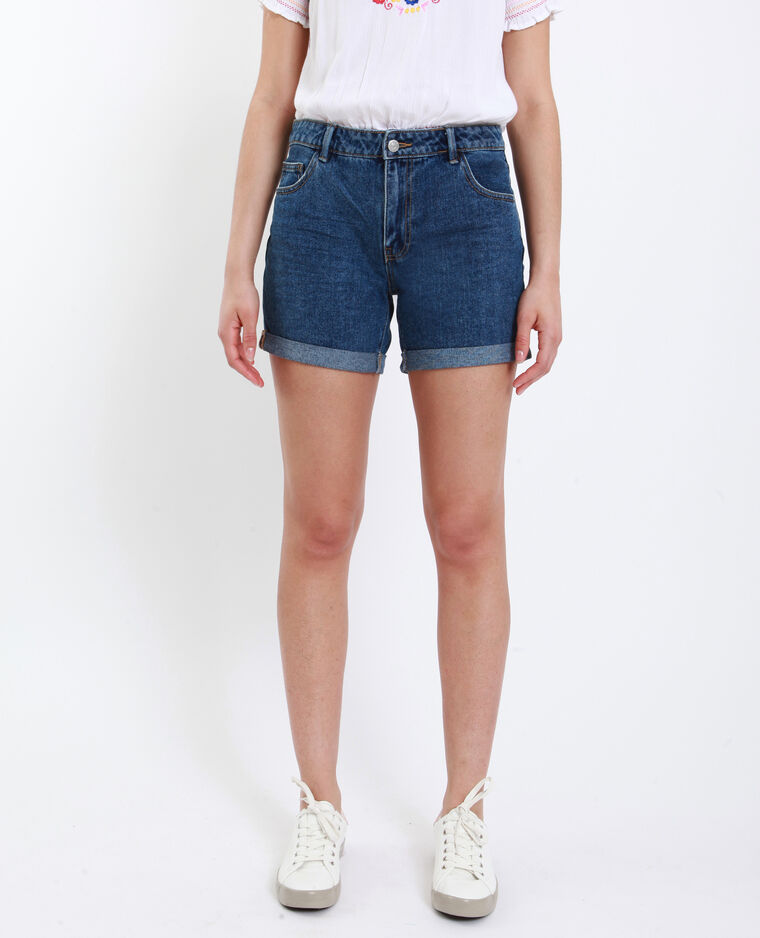 Short mom bleu brut - Pimkie