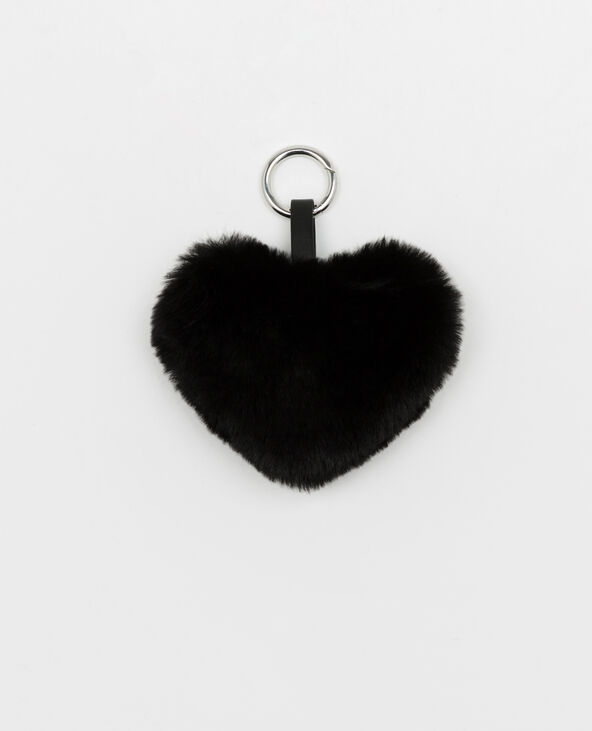 Porte-clés cœur noir - Pimkie
