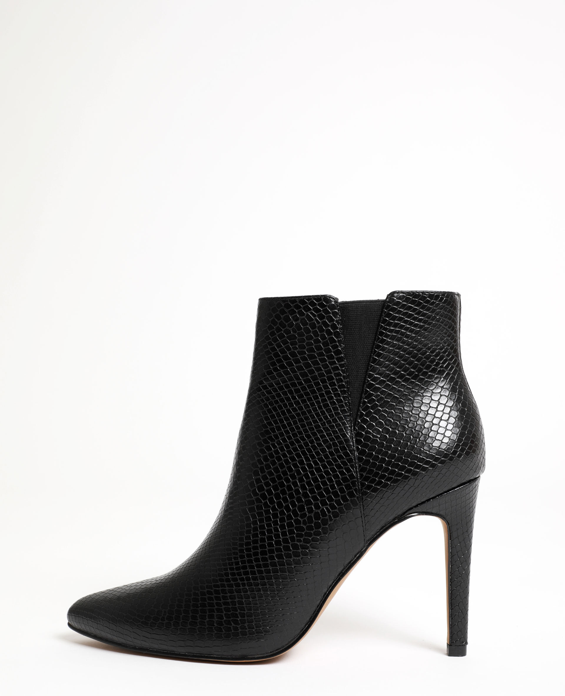 Bottine croco noir shop