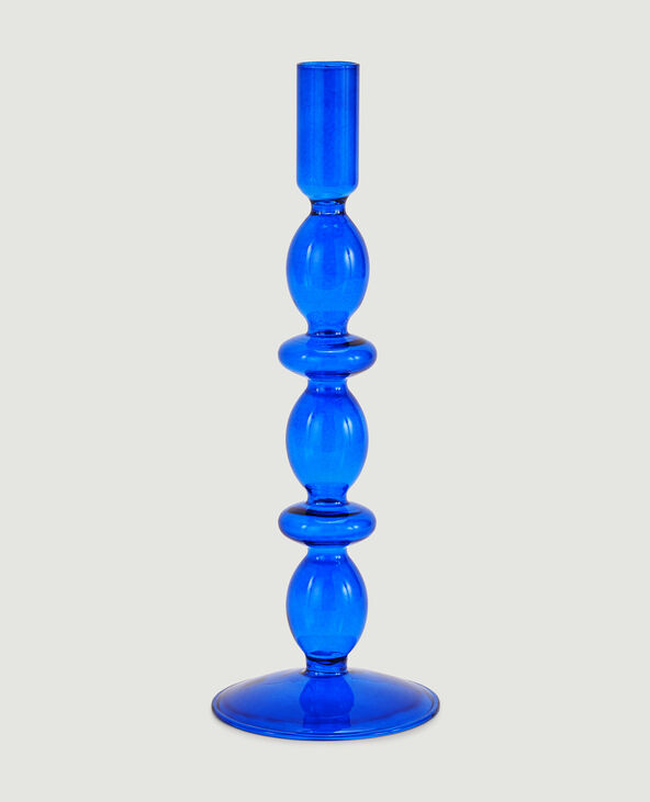 Chandelier en verre bleu - Pimkie