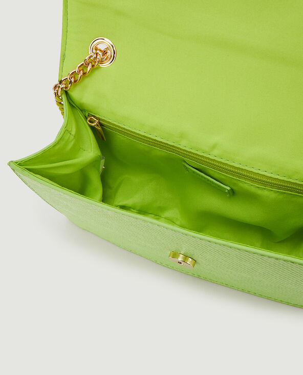 Sac rigide effet serpent vert anis - Pimkie