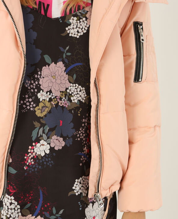 Doudoune oversized rose clair - Pimkie