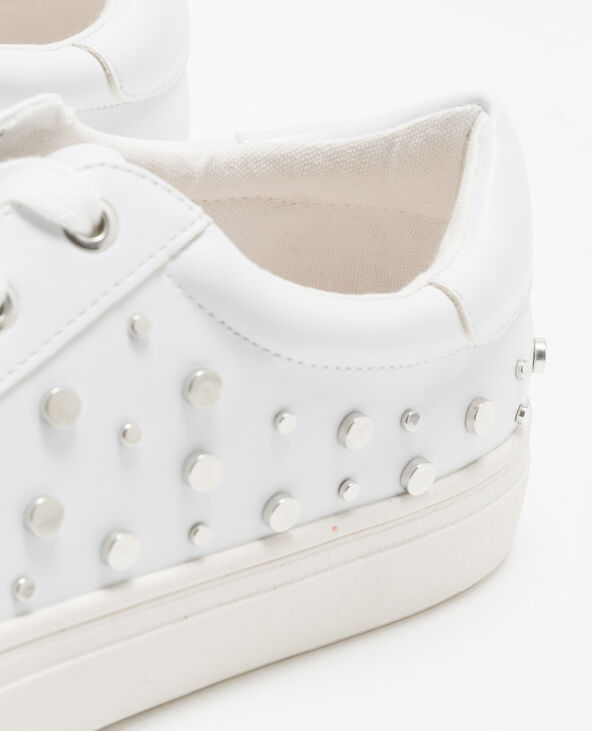 Baskets cloutées blanc - Pimkie