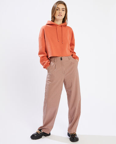 Pantalon à carreaux lilas - Pimkie