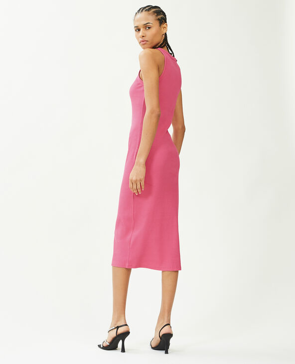 Robe débardeur maille côtelée rose - Pimkie
