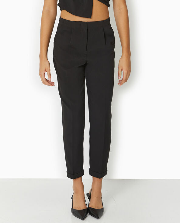 Pantalon city forme carotte noir - Pimkie