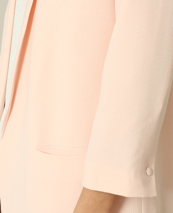 Blazer en crêpe rose clair - Pimkie