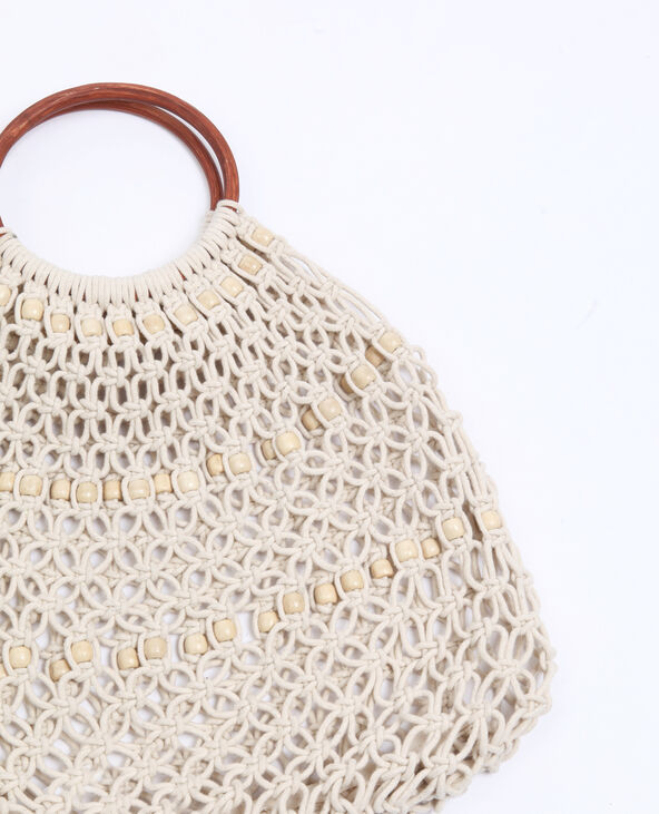 Sac filet à perles rose clair - Pimkie