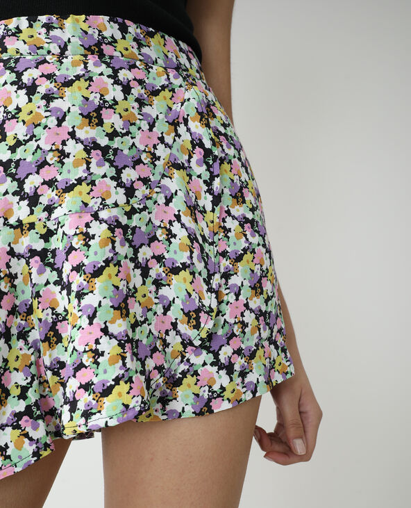 Jupe-short volantée noir - Pimkie