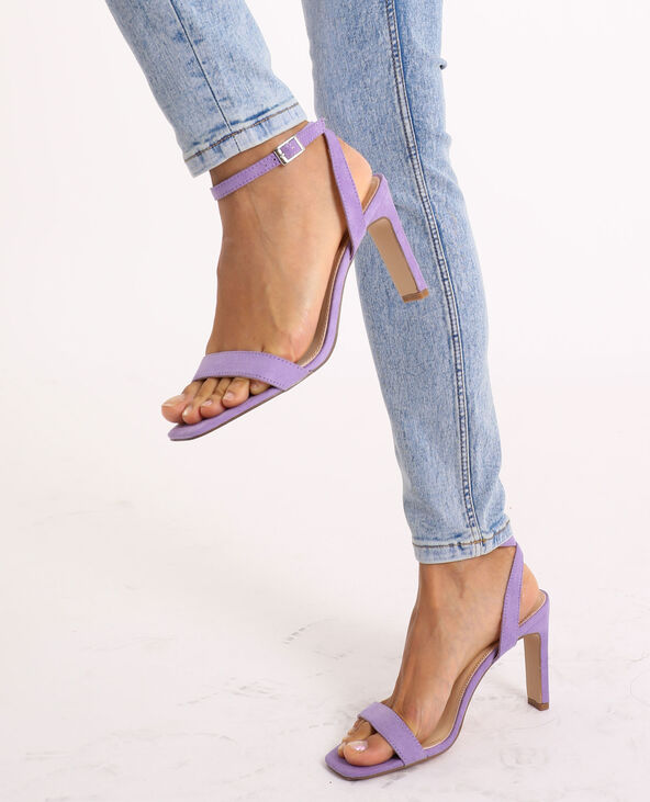 Sandales à talons lilas - Pimkie
