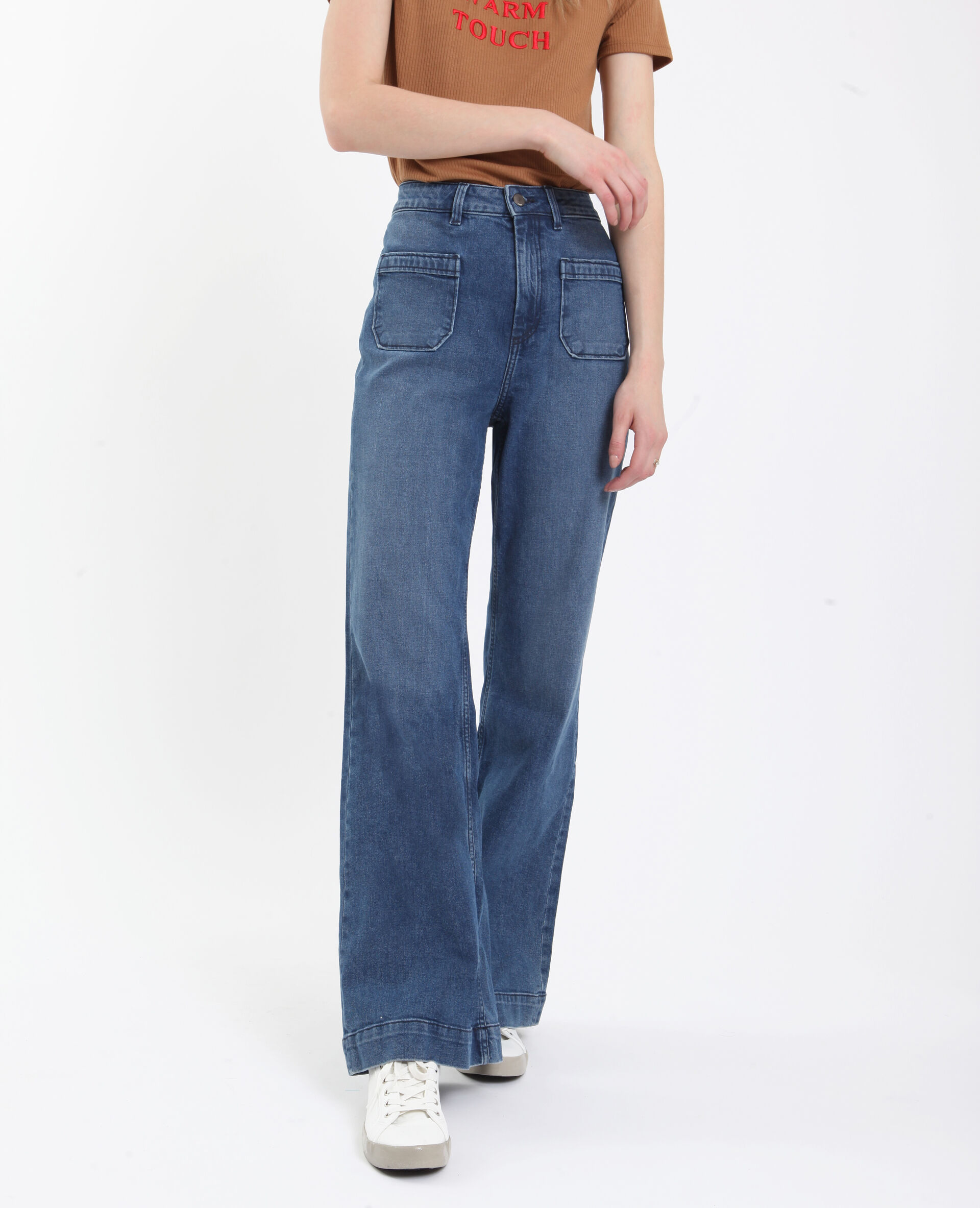 Jean flare bleu - 140831682A08 | Pimkie