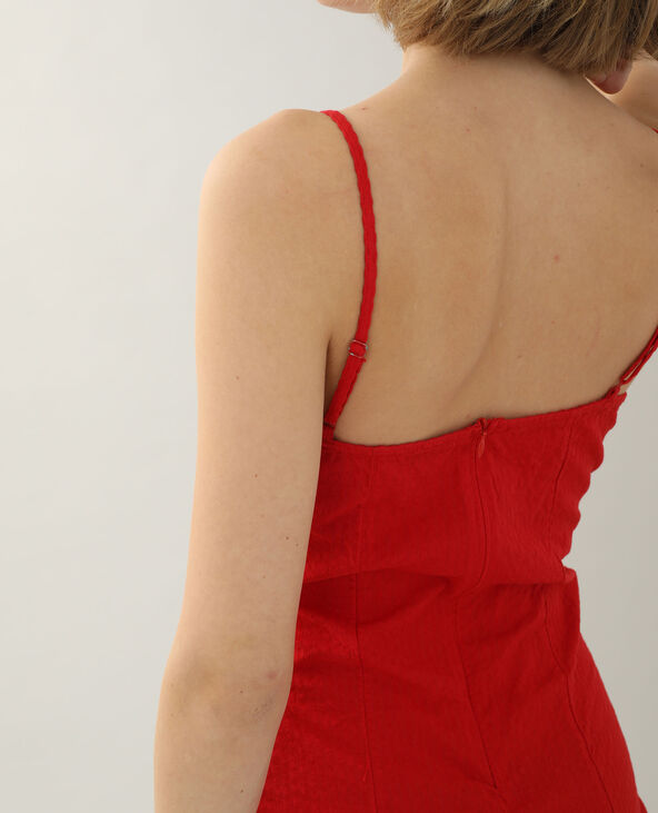 Robe à bretelles rouge - Pimkie
