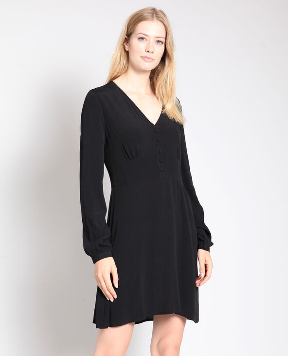 Robe à manches longues noir - Pimkie