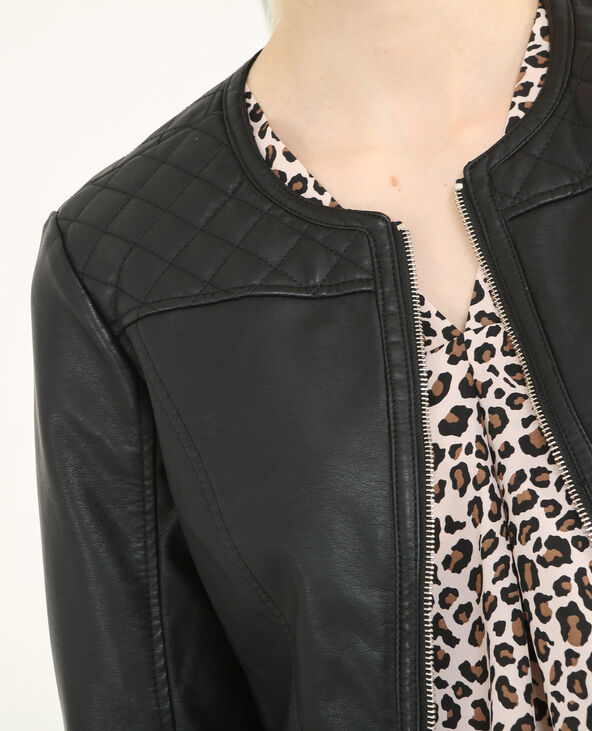 Veste biker noir - Pimkie
