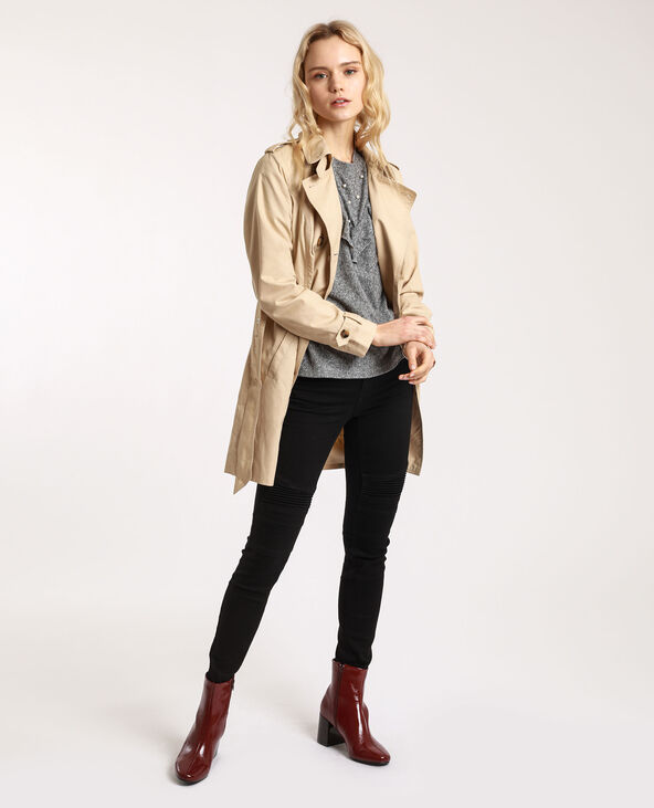 Trench avec ceinture rose clair - Pimkie