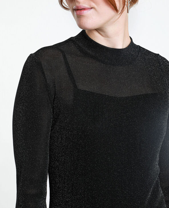 Robe à paillettes noir - Pimkie