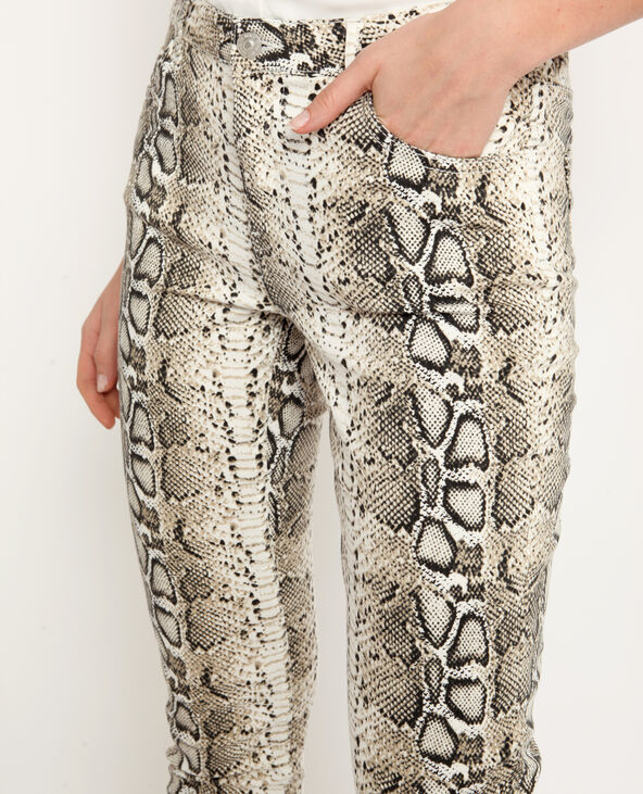 Pantalon python rose clair - Pimkie
