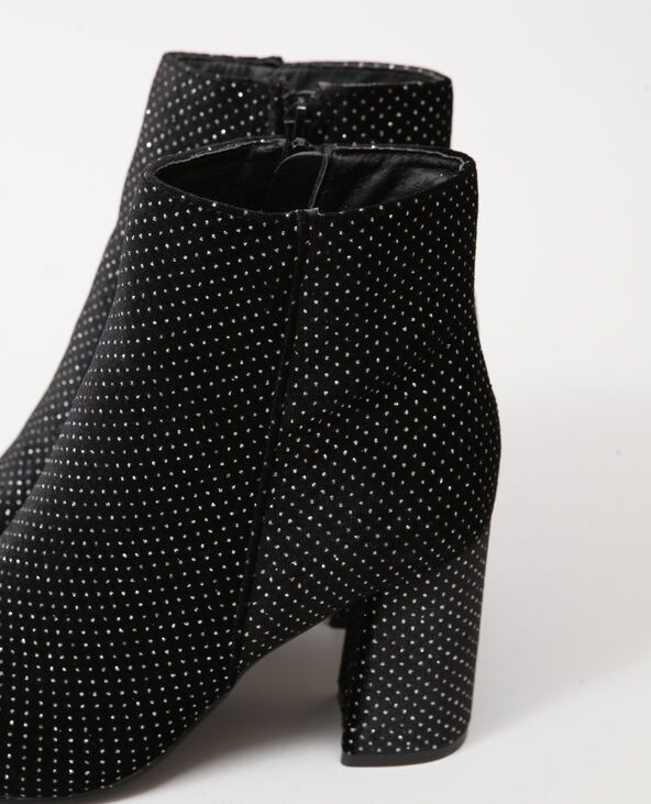 Bottines à strass noir - Pimkie