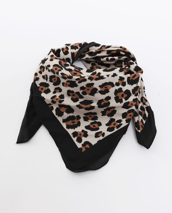 Foulard léopard beige - Pimkie