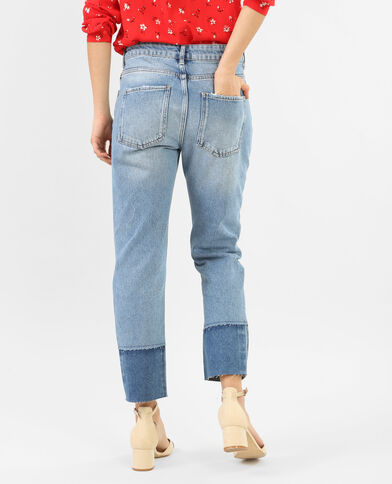 Jean 7/8 2 tons bleu denim - Pimkie