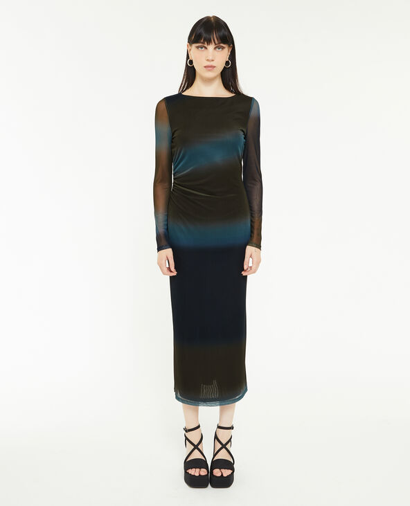 Robe longue en tulle noir - Pimkie