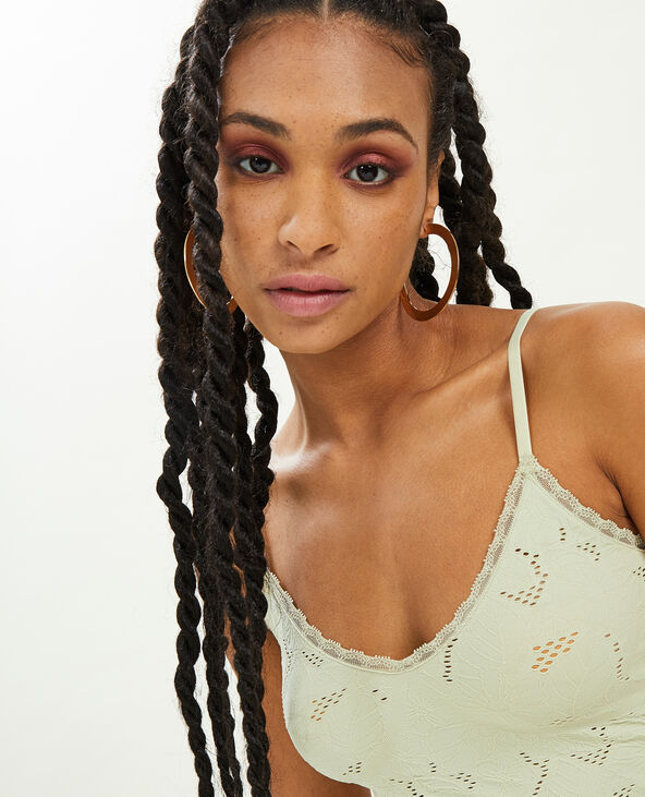 Débardeur brassière sans couture vert de gris - Pimkie