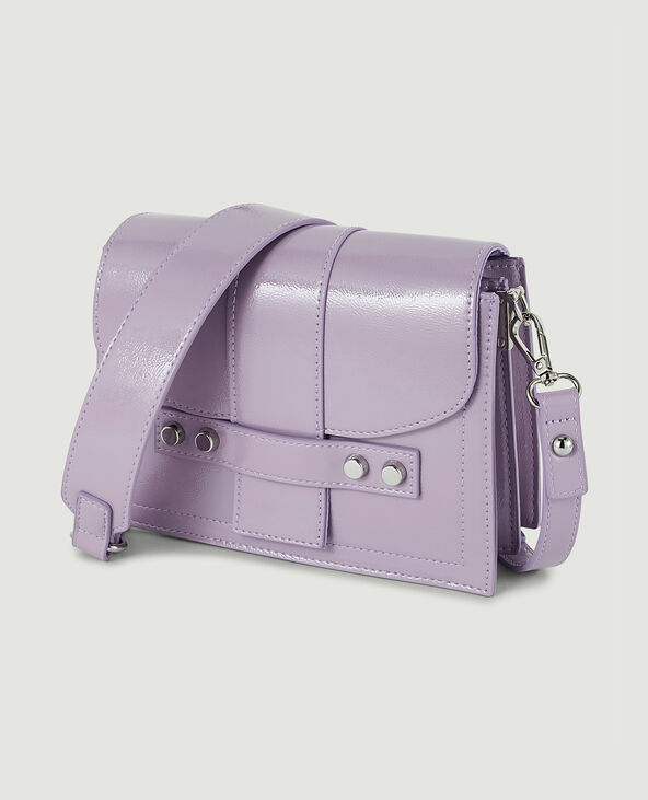 Sac boxy avec clous lilas - Pimkie