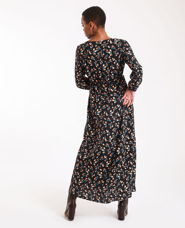 Robe longue a fleurs