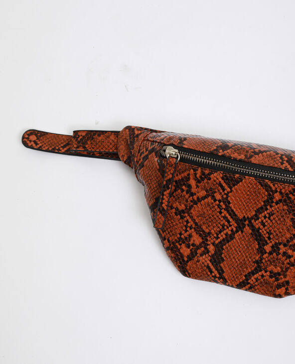 Sac banane python marron - Pimkie