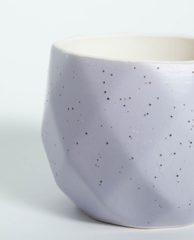 Pot géométrique lilas - Pimkie